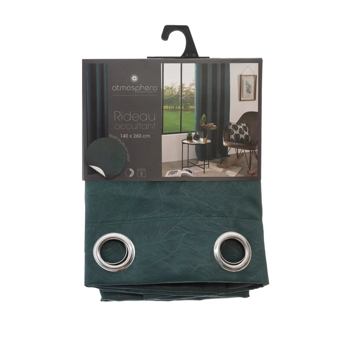 Блекаут завеса atmosphera Leaf, 140x260 cm