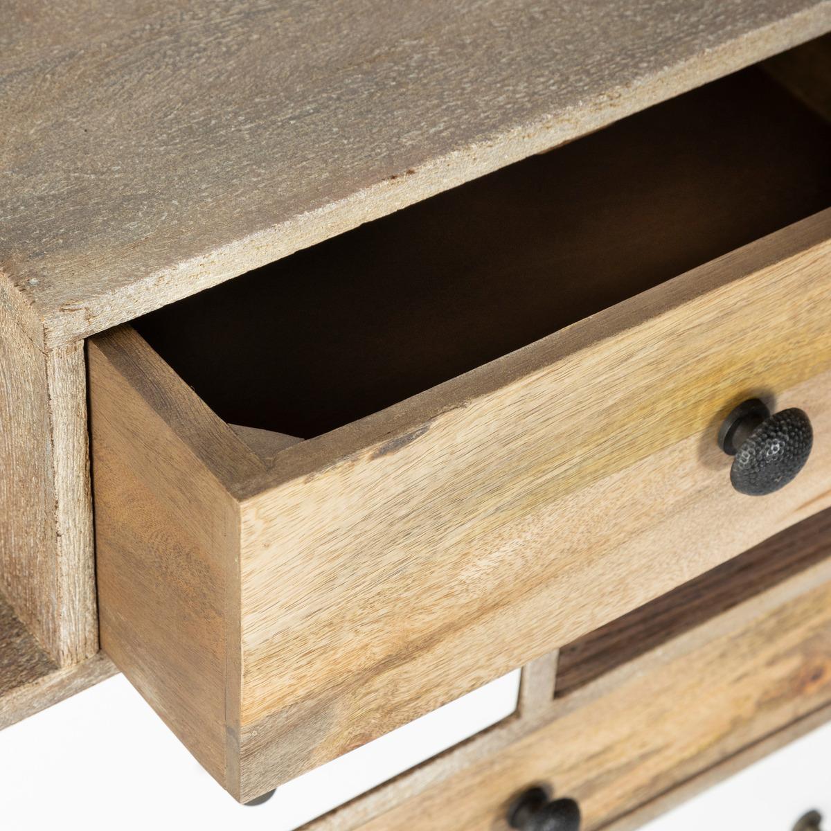 Скрин atmosphera Koval, 8 чекмеджета, Мангово дърво