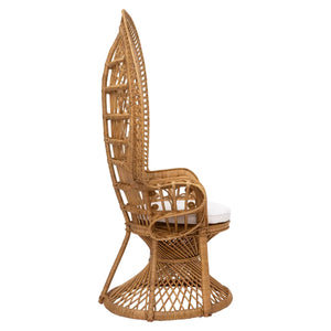 Кресло atmosphera Takta, Ратан, Бял