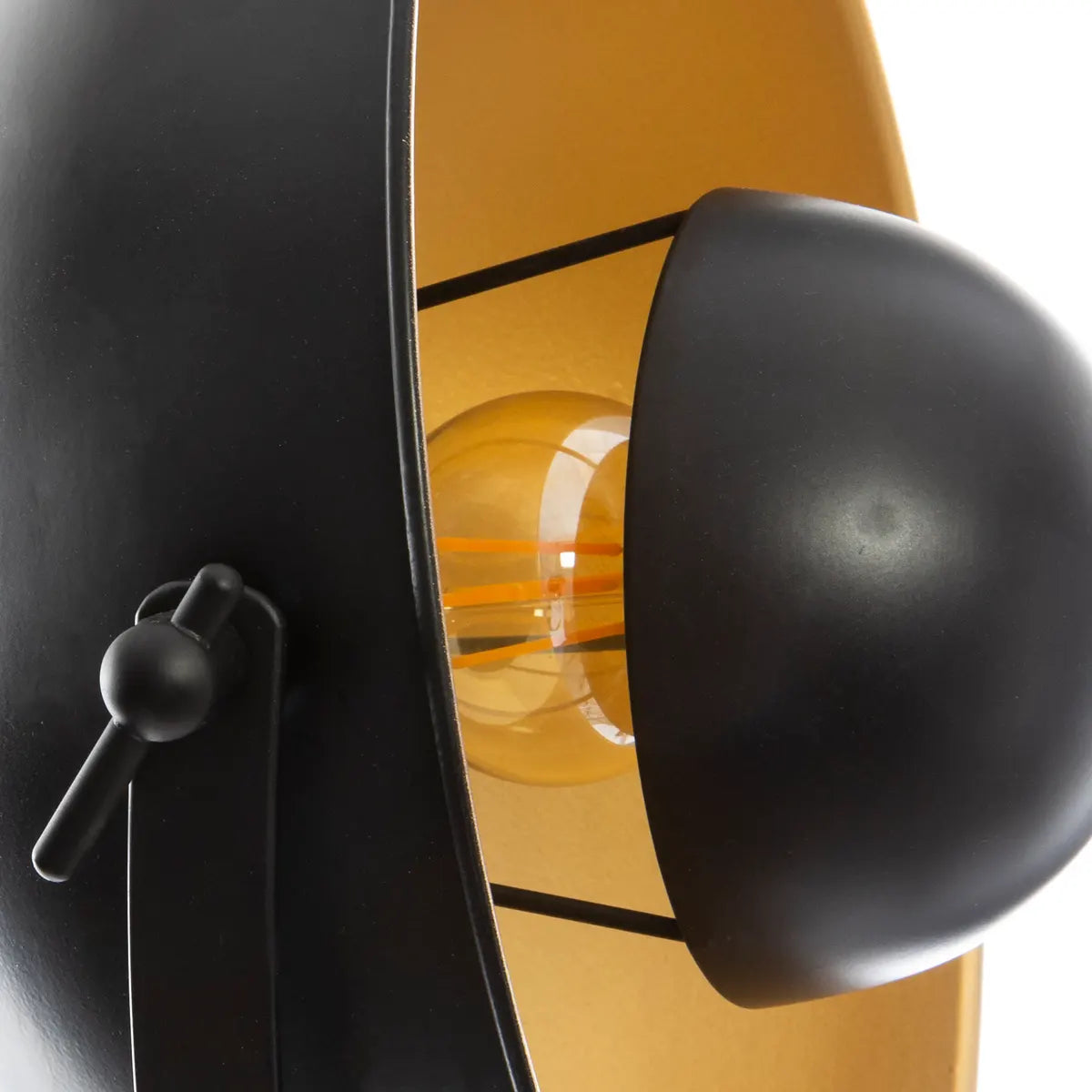 Лампион atmosphera Lahti, Метал и Дърво, Черен, 156.5 cm