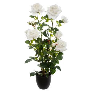 Изкуствено цвете atmosphera Rosebush, 74 cm,Асорти