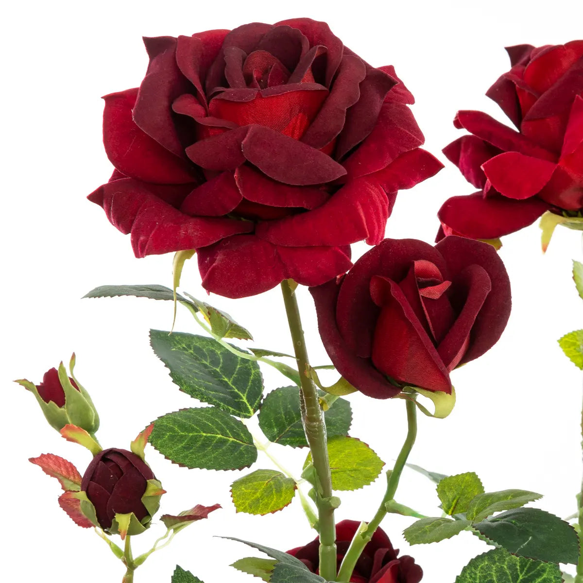 Изкуствено цвете atmosphera Rosebush, 74 cm,Асорти