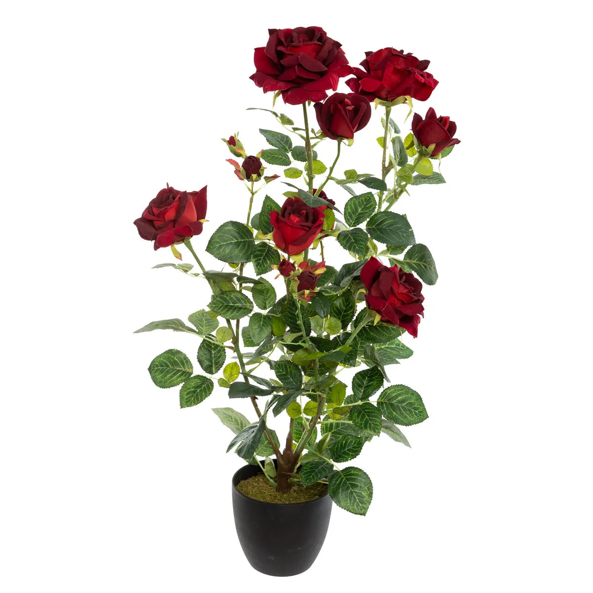 Изкуствено цвете atmosphera Rosebush, 74 cm,Асорти