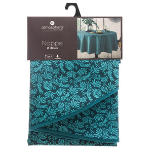 Покривка за маса atmosphera Leaves, 180 cm, Син