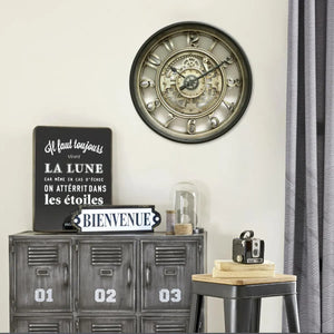 Стенен часовник atmosphera Sarkis, Механизъм, Ø51 см, Пластмаса