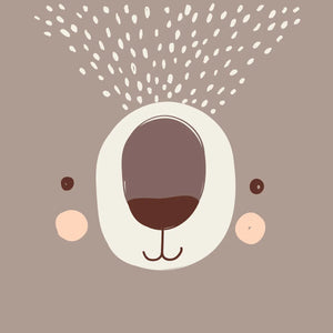 Детско двулицево спално бельо atmosphera Bear, 140x200 cm, Памук