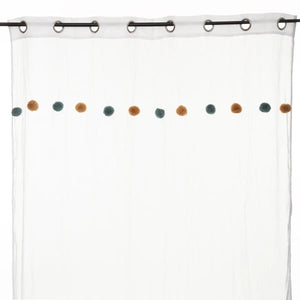 Детска прозрачна завеса atmosphera с помпони 140х240см