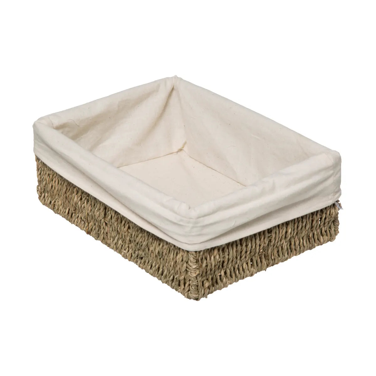 Комплект от 2 коша за съхранение 5five, Ротанг и памук