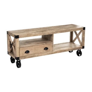 ТВ шкаф atmosphera Silas, 140x40x58,5 cm, Мангово дърво