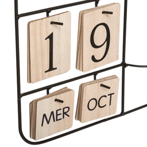 Часовник настолен atmosphera Camille, Височина 52 см, MDF и метал