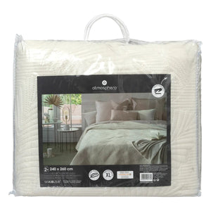 Шалте atmosphera Leaf, Кадифе, 240x260 cm