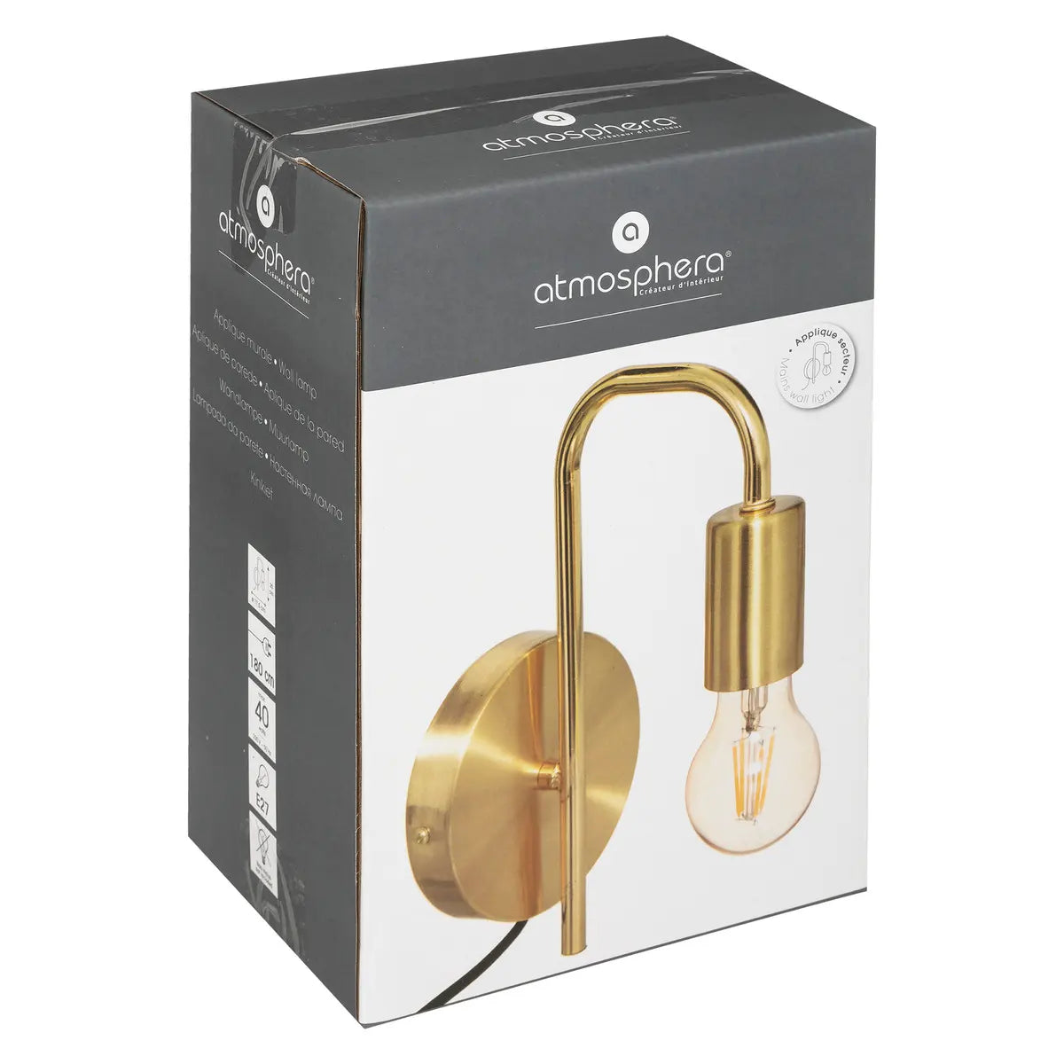 Лампа за стена atmosphera Keli, 17 cm