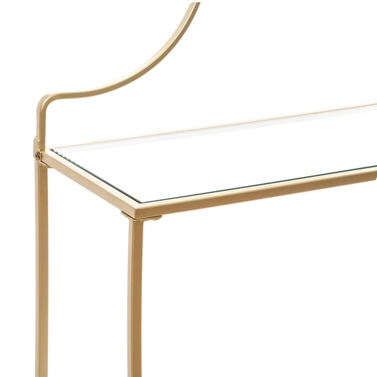 Конзолна маса с огледало atmosphera Artif, 98 cm, Метал