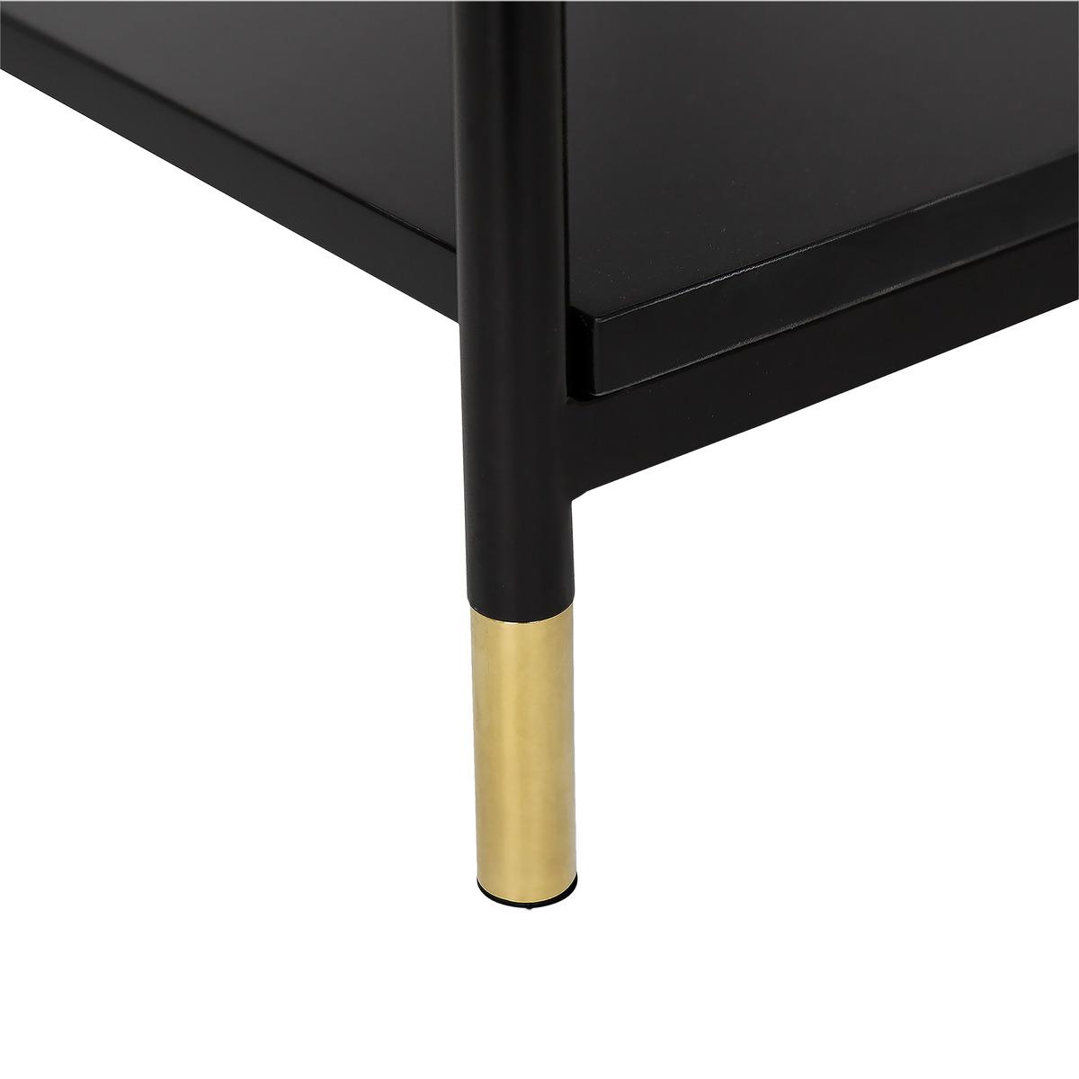 Нощно шкафче atmosphera Tedy, 53 cm, Черен