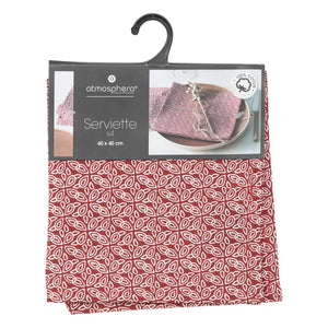 Сет салфетки atmosphera Paty, 40x40 cm, 4 бр