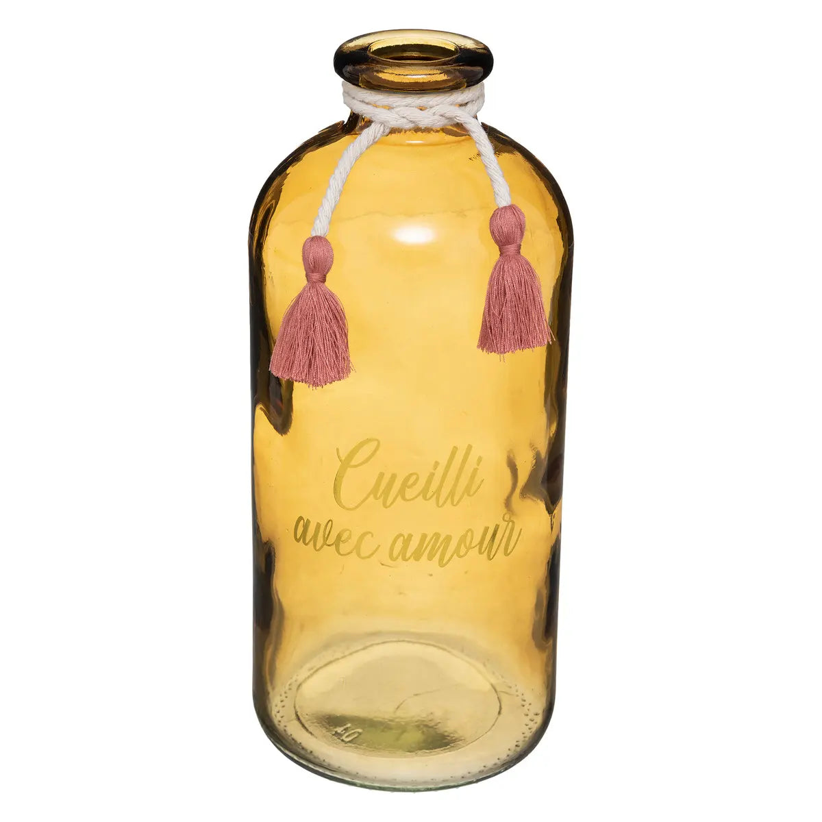 Ваза atmosphera Carmen, Жълт, 25 cm