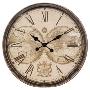 Стенен часовник atmosphera Tomy, Световен, Ø76 см, Пластмаса