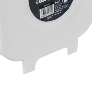 Кош 5five, Сив/Бял, Пластмаса, 8 l, Сгъваем