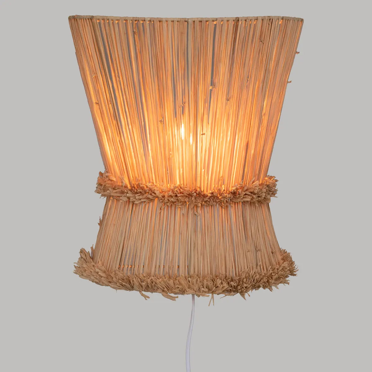 Lampă de perete Atmosphere Loa, 30 cm, Bambus