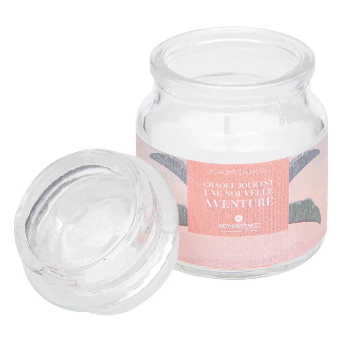 Ароматна свещ atmosphera Jomy, Стъкло, 65 g