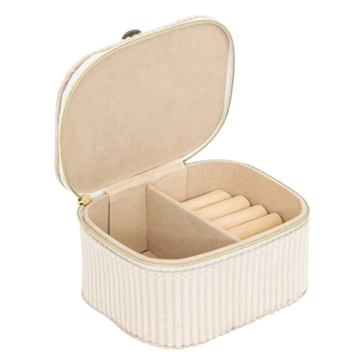 Cutie de depozitare pentru bijuterii Atmosphera Enya, 11 cm, bej