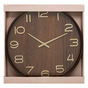 Стенен часовник atmosphera Ivana, Дърво, Ø38 cm