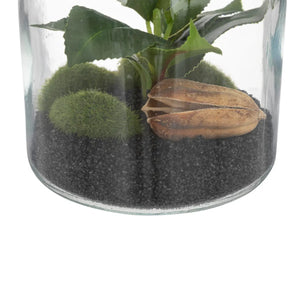 Terariu botanic cu atmosferă de plantă artificială, 19,5 cm