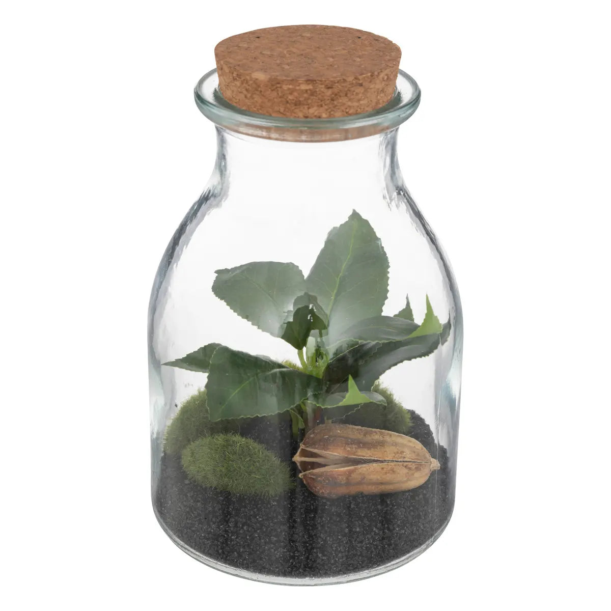Terariu botanic cu atmosferă de plantă artificială, 19,5 cm