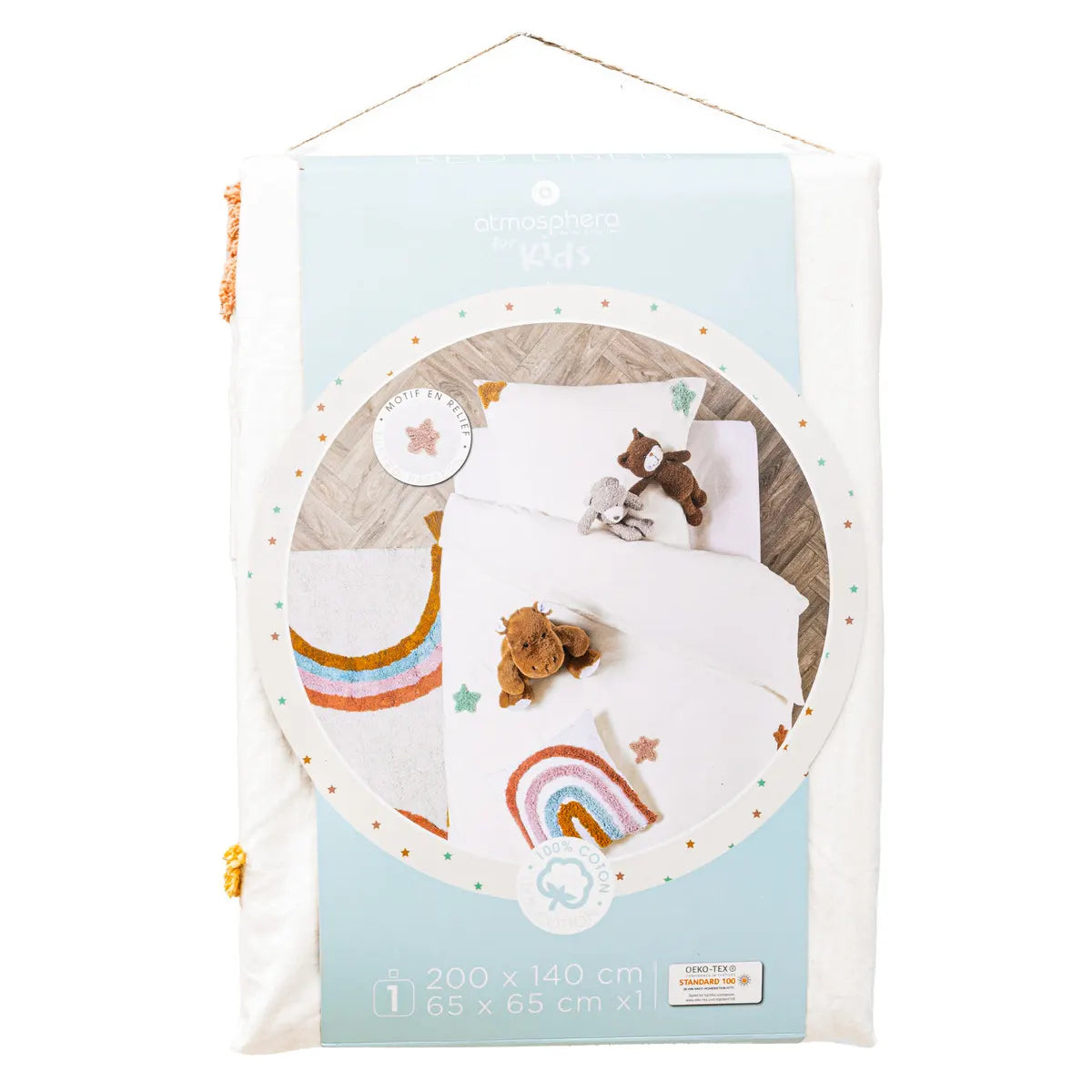 Детско спално бельо atmosphera Star, 140x200 cm, Памук