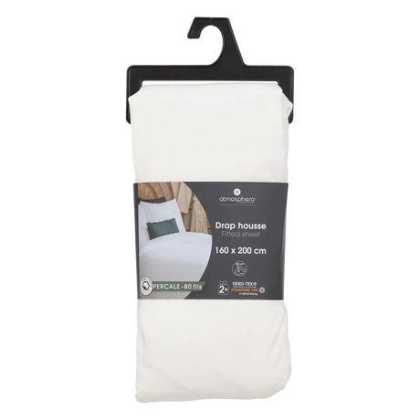 Еластичен чаршаф atmosphera, Перкал, 160x200 cm