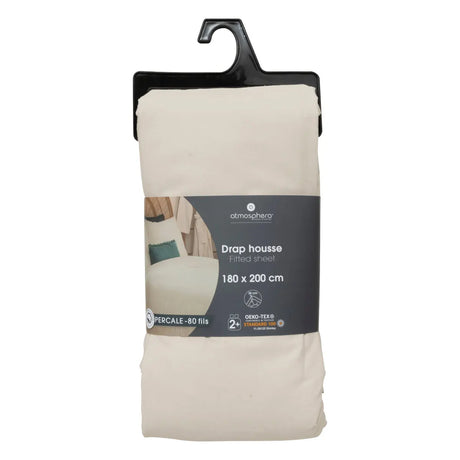 Еластичен чаршаф atmosphera, Перкал, 180x200 cm