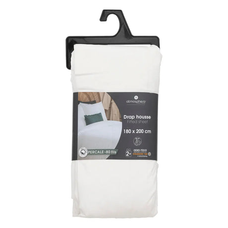 Еластичен чаршаф atmosphera, Перкал, 180x200 cm