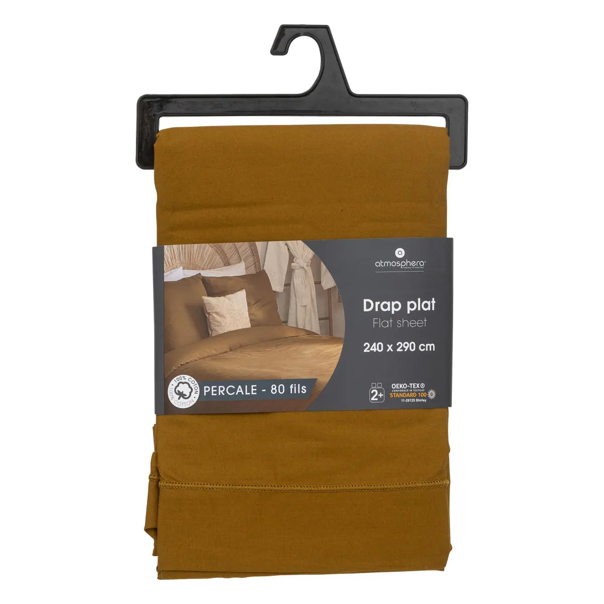 Двоен чаршаф atmosphera, Перкал, 240x290 cm