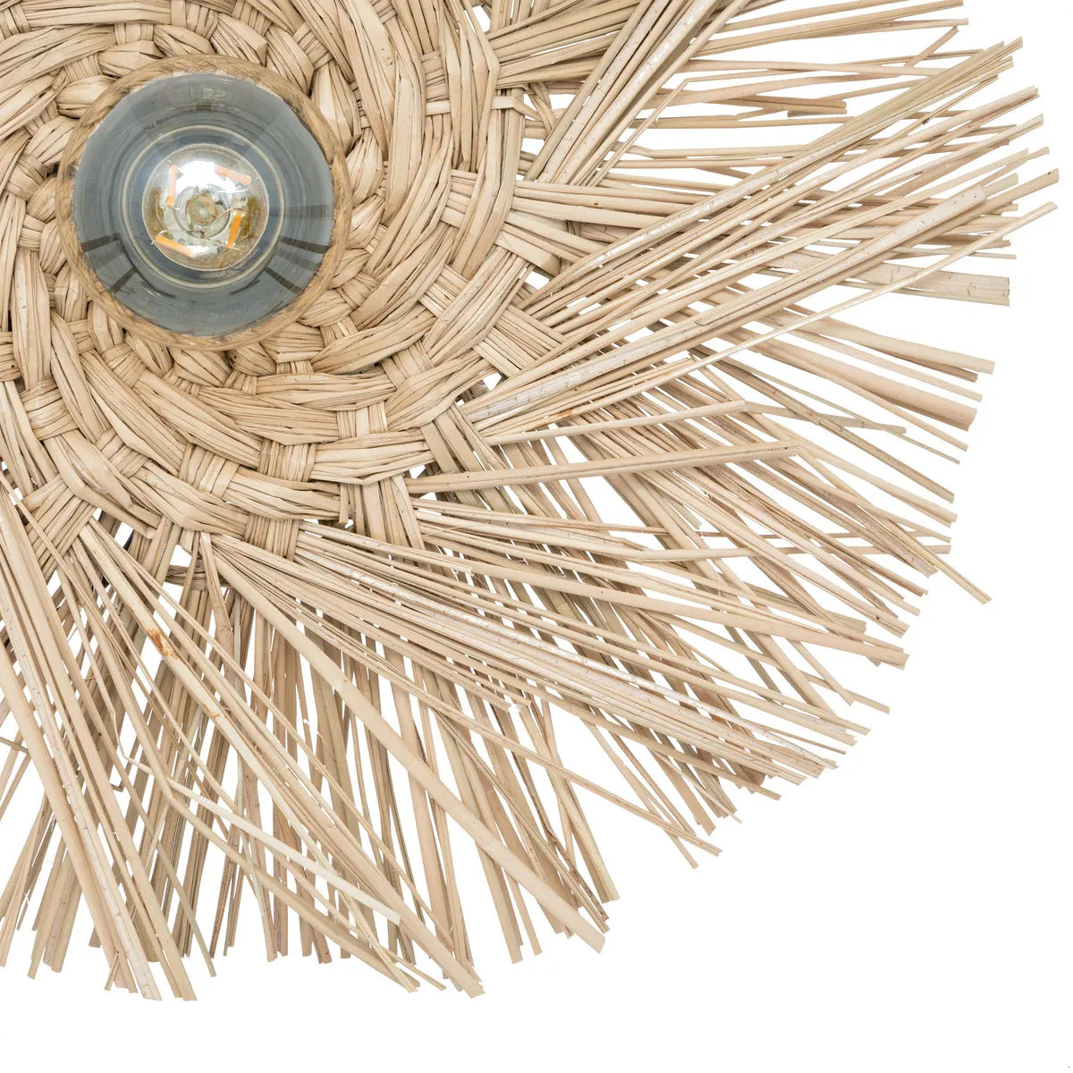 Лампа за стена atmosphera Tea, 34 cm, Слама
