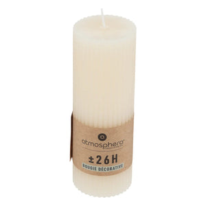 Свещ без аромат atmosphera Demi, Кръгла, 5x14 cm