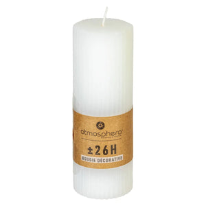 Свещ без аромат atmosphera Demi, Кръгла, 5x14 cm