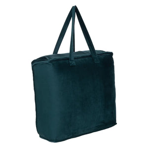 Шалте atmosphera Jiling, Велур, 240x260 cm, Син/Зелен