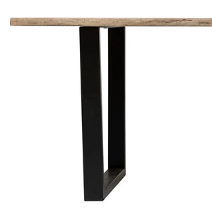 Трапезна маса Skidal, 200x100 cm, Акациево дърво,