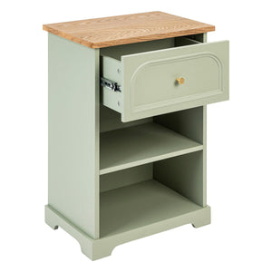 Нощно шкафче atmosphera Mohea, 67 cm, Зелен