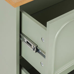 Скрин atmosphera Mohea, 3 чекмеджета, MDF, Зелен