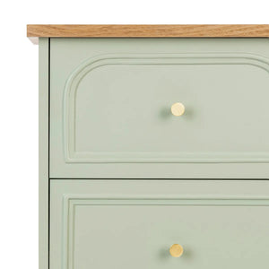 Скрин atmosphera Mohea, 5 чекмеджета, Зелен