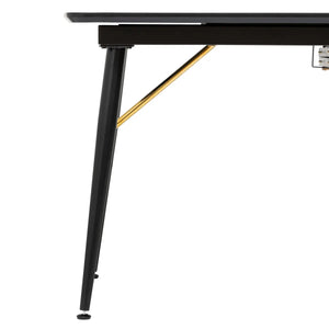 Разтегателна трапезна маса Aubrey, 180-220x90 cm, МДФ