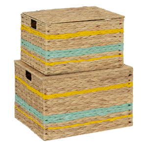 Сет детски кутии за съхранение atmosphera Australie, 2 бр, Хиацинт