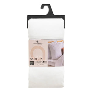 Еластичен чаршаф atmosphera, Сатен, 140x190 cm, Бял