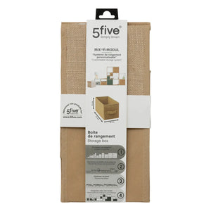 Кутия за съхранение 5five Mix & Modul, Зебло, 15x31 cm