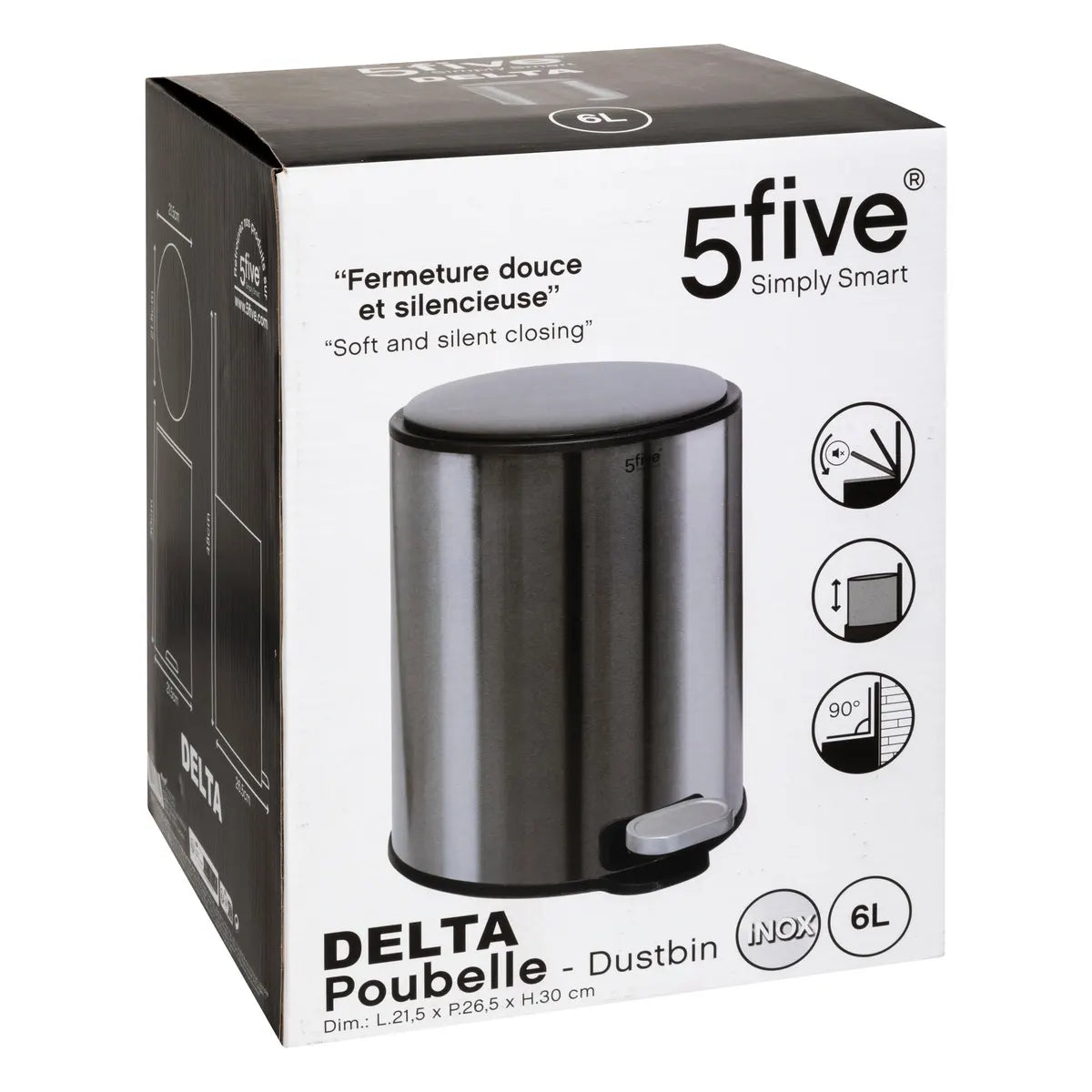 Кош 5five Delta, Метал, 6 L