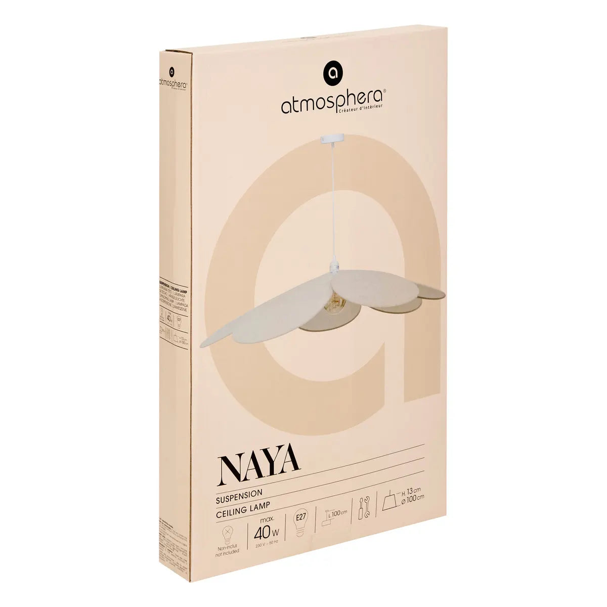 Пендел atmosphera Petals, 100 cm, Бежов beige