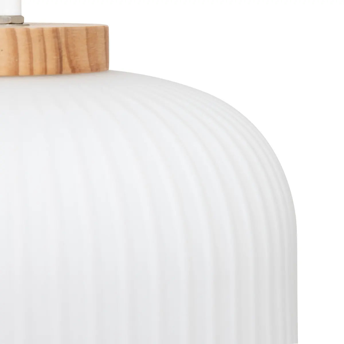 Пендел atmosphera Travis, 25 cm, Стъкло, Бял