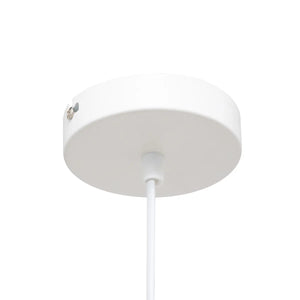 Пендел atmosphera Travis, 25 cm, Стъкло, Бял