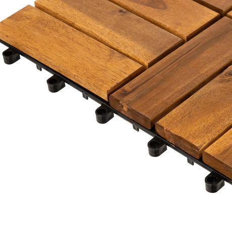 Декинг плочки с клик-система atmosphera 30x30 cm,9 броя, Акация